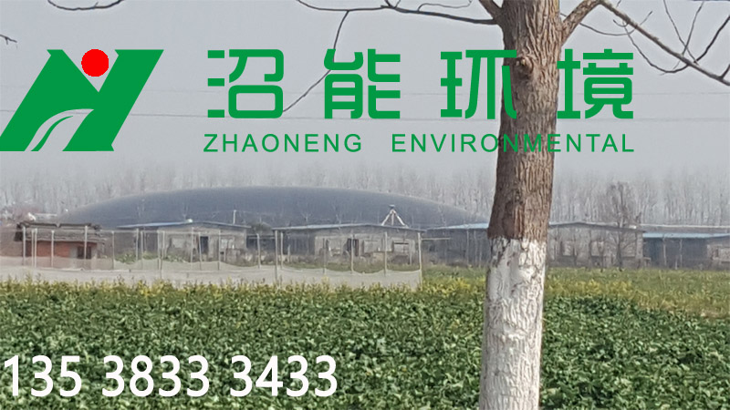 湖北潜江熊口10000立方黑膜沼气工程 黑膜沼气池