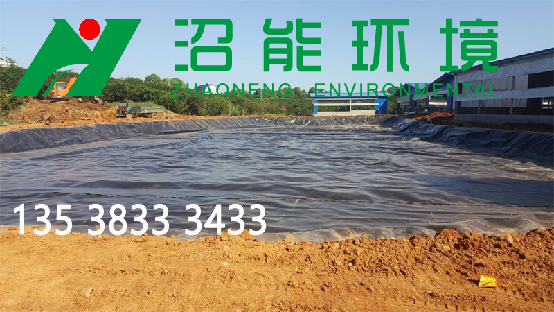 湖南省益阳市南县新湾镇6000立方黑膜沼气工程