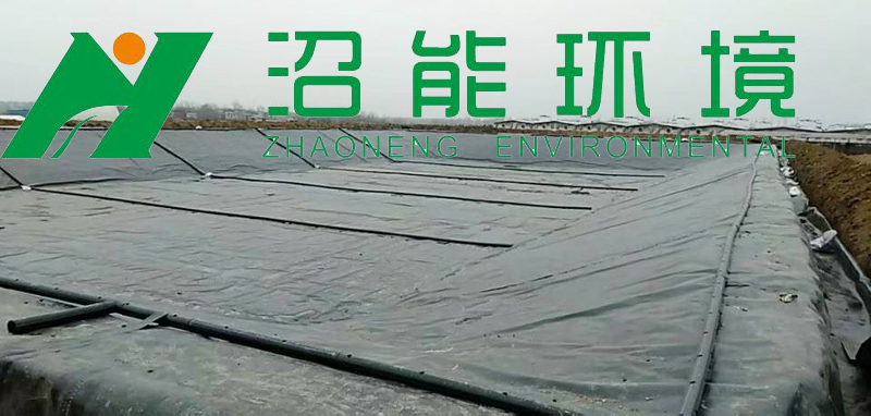 河南南阳牧原20000立方黑膜沼气池沼气工程