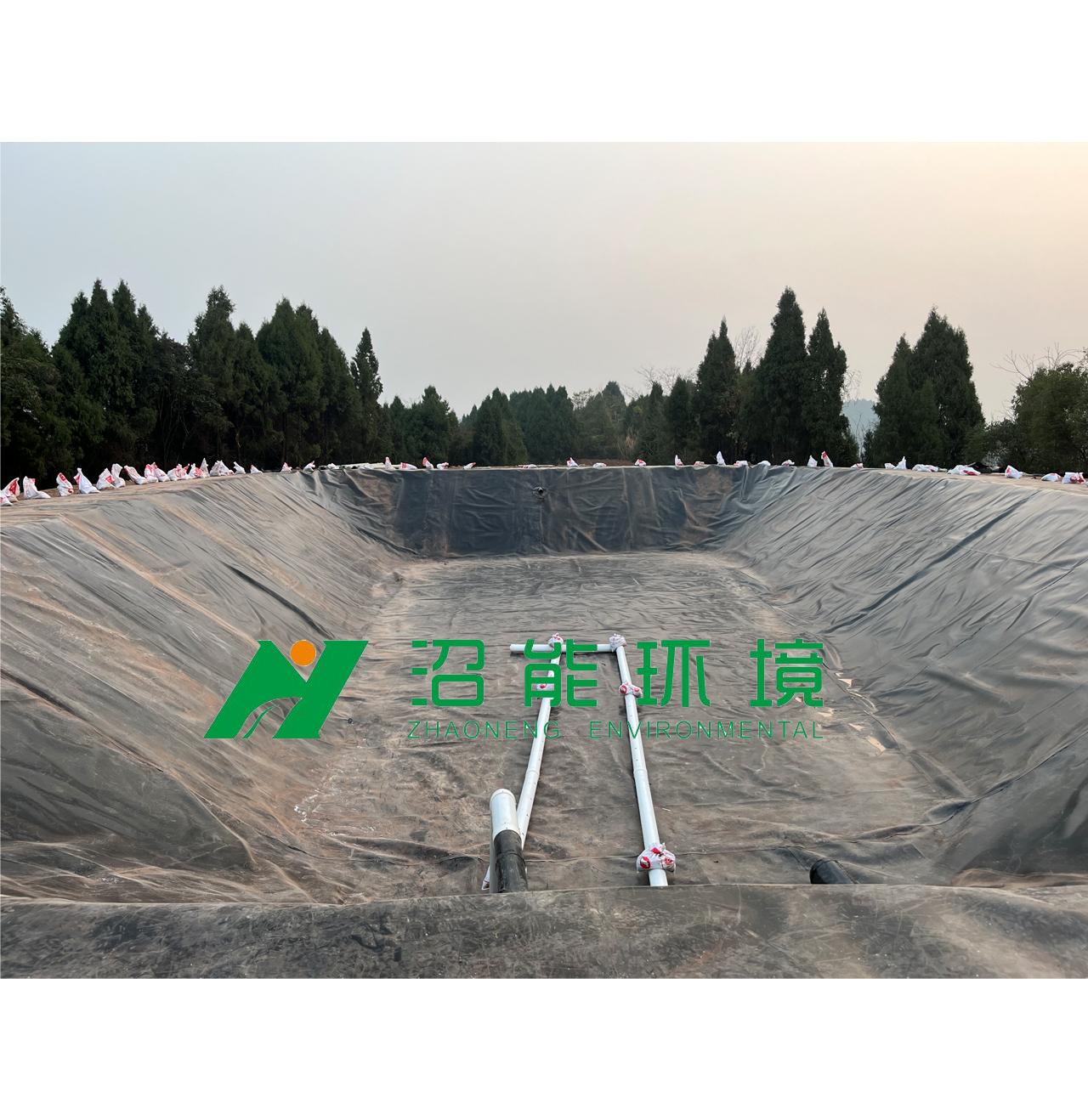 四川资阳市乐至县龙门镇3000立方黑膜沼气工程